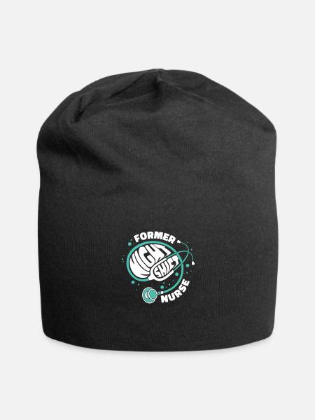 Nurse Nursing Stethoscope - Jersey Beanie - black - Front