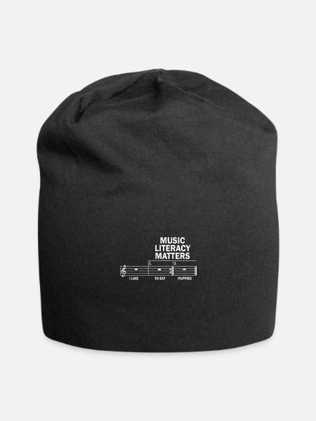 Music Literacy Matters - Jersey Beanie - black
