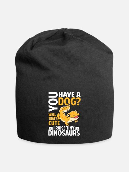 Reptile Reptiles Salamanders Wilderness - Jersey Beanie - black - Front
