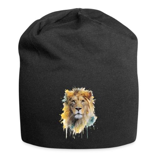 Watercolor Lion Portrait - Jersey Beanie
