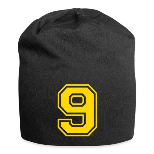 Number 9 in a classic athletic collegiate font - Jersey Beanie