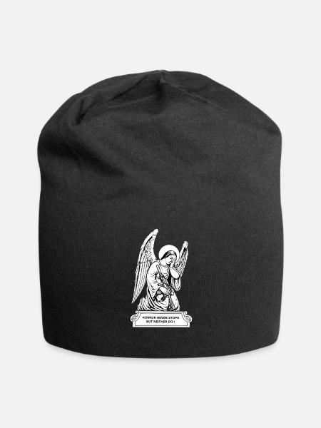 Angelic Rifle Guardian - Jersey Beanie - black - Front