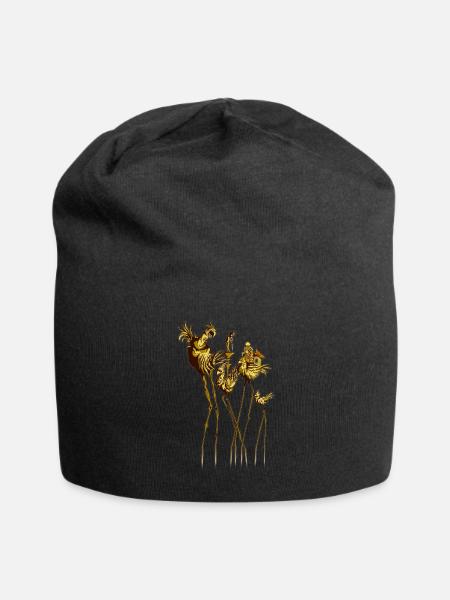 Dali Chocobos - Jersey Beanie - black