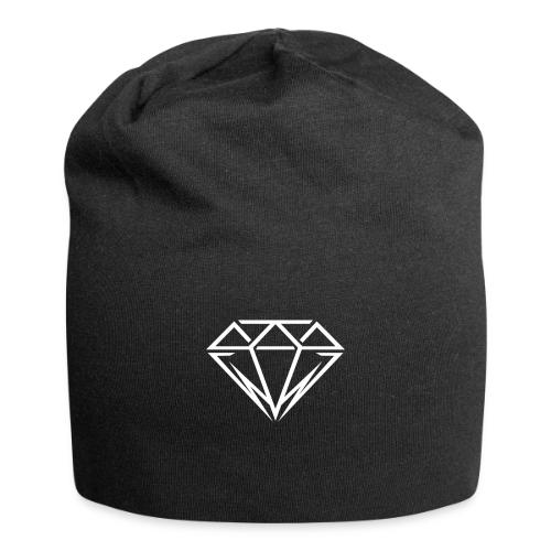 Minimal Diamond Logo | Luxury Streetwear Geometric - Jersey Beanie
