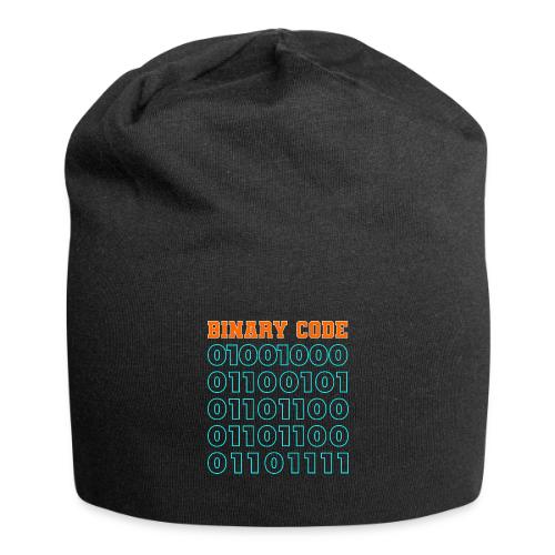 Say Hello in Binary code - Jersey Beanie