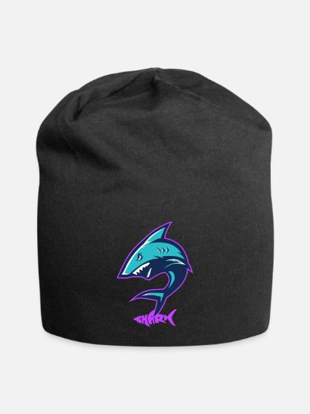 Shark - Jersey Beanie - black