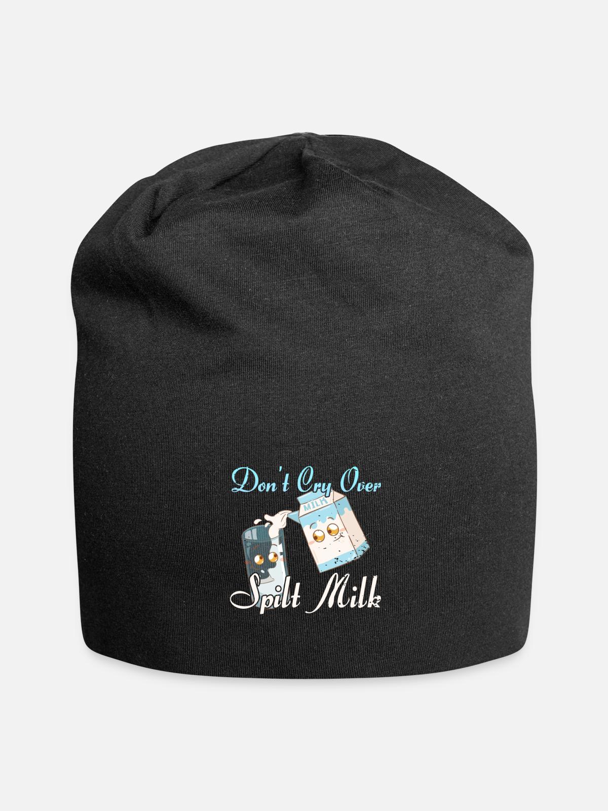 milk milkman milk drinker - Jersey Beanie - black - Front