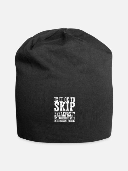 Is it ok to skip breakfast? My experiences with - Jersey Beanie - black - Front