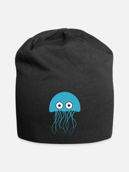Jellyfish - Jersey Beanie - black