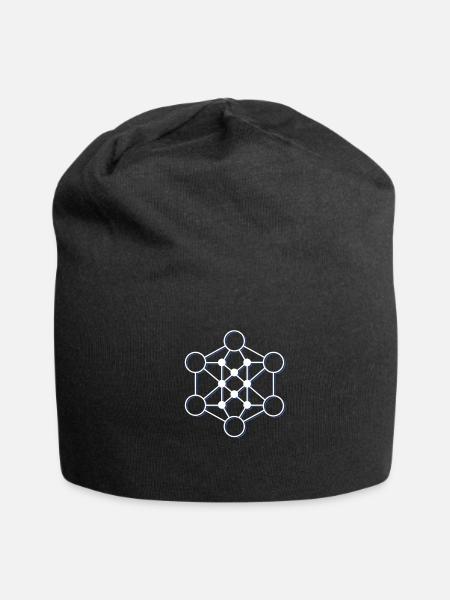 DeFi Decentralized Finance Blockchain Crypto #defi - Jersey Beanie - black - Front