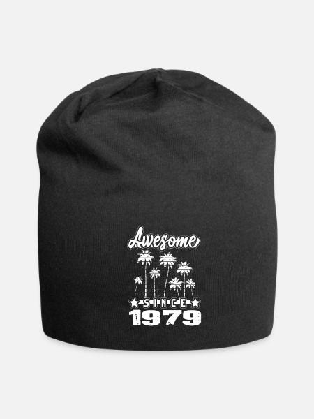Awesome Since 1979 - Jersey Beanie - black - Front