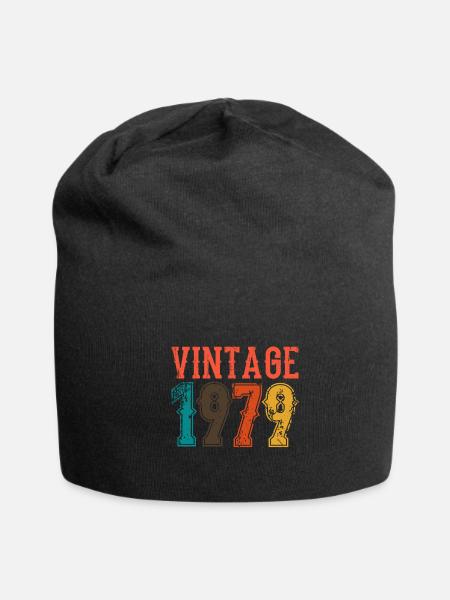 1979 Born Birthday Dad Vintage 1979 - Jersey Beanie - black - Front