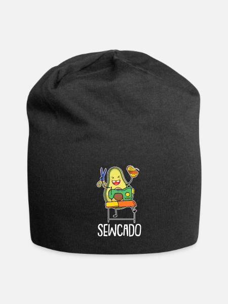 Sewing Sew Tailor Seamstress - Jersey Beanie - black
