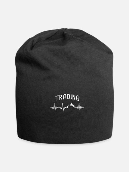 trading heartbeat - Jersey Beanie - black - Front