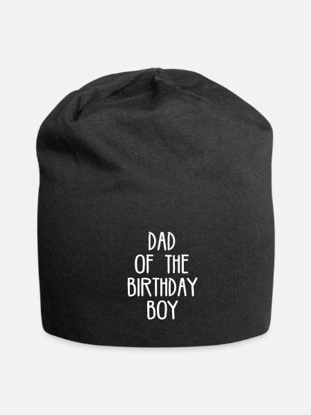 Dad of the Birthday Boy - Jersey Beanie - black