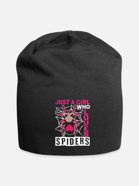 Tarantula Tarantula Amphibian Terrarium Spider - Jersey Beanie - black - Front
