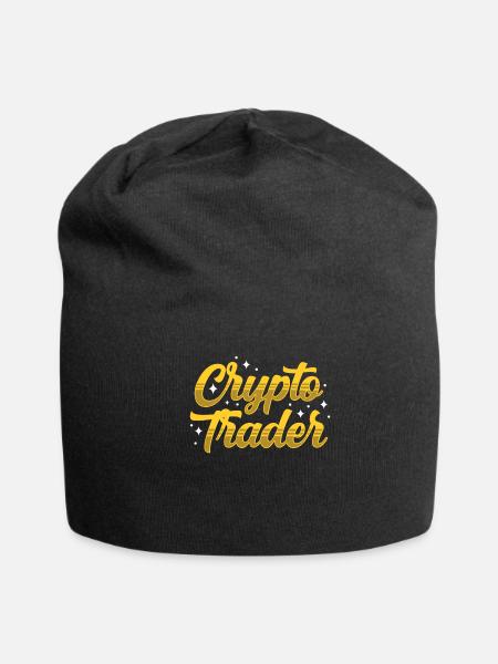 Crypto Trader Cryptos Trading Trade - Jersey Beanie - black - Front