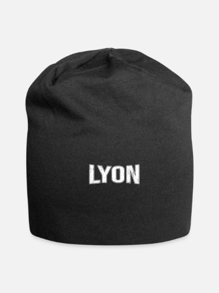 Lyon - Jersey Beanie - black - Front