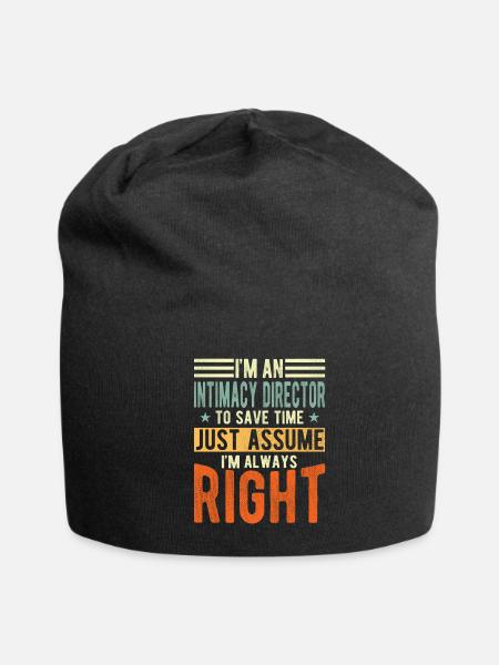 Intimacy Director - Jersey Beanie - black - Front