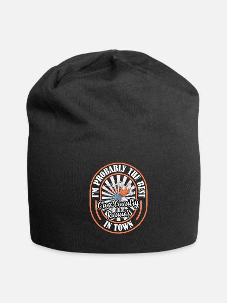 Endurance Running Funny - Jersey Beanie - black - Front