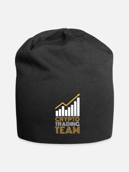 Crypto Trading Team Trader Trade Cryptos - Jersey Beanie - black - Front