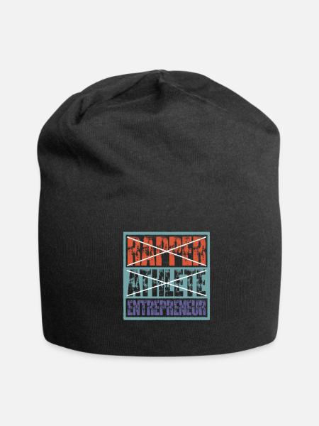 Rapper Athlete Entrepreneur 32 - Jersey Beanie - black - Front