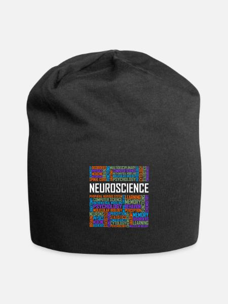 Neuroscience - Words - Jersey Beanie - black - Front