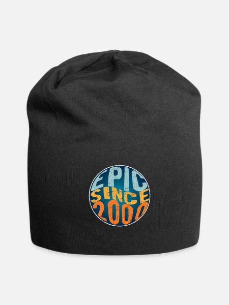 Epic since 2000 - Jersey Beanie - black - Front
