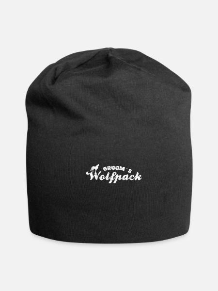 grooms wolfpack - Jersey Beanie - black - Front