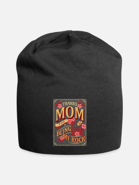 Best Mom Ever - Jersey Beanie - black