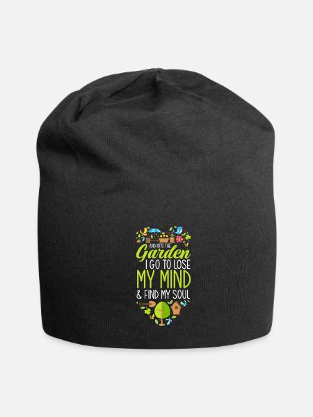 Garden Soul Hobby Gardener - Jersey Beanie - black - Front