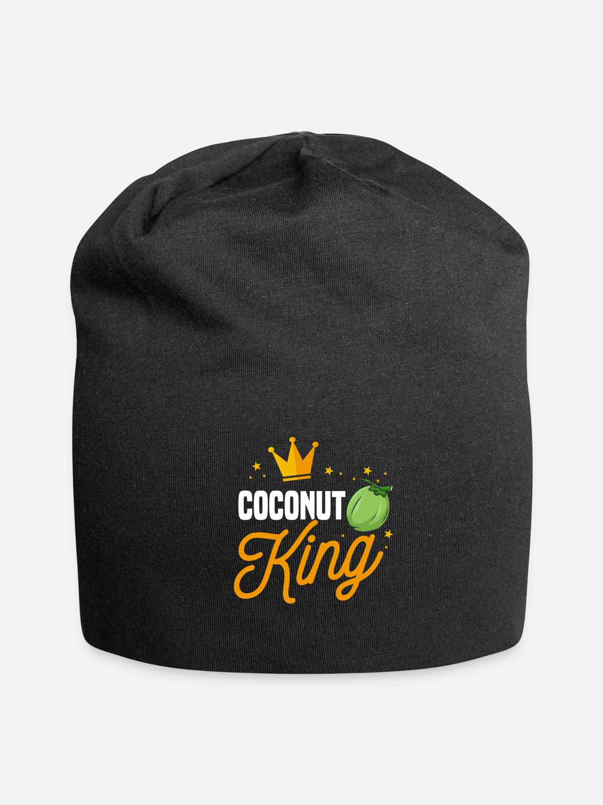 Coconut King - Jersey Beanie - black - Front