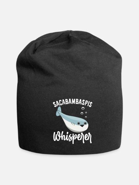 Funny Fish Meme - Jersey Beanie - black - Front