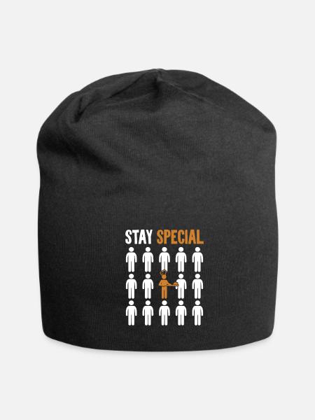 Stay Special Bread Dough Bread Maker Bread Queen - Jersey Beanie - black - Front