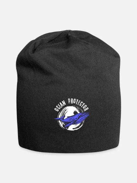 Environmental protection nature conservation Ocean - Jersey Beanie - black - Front