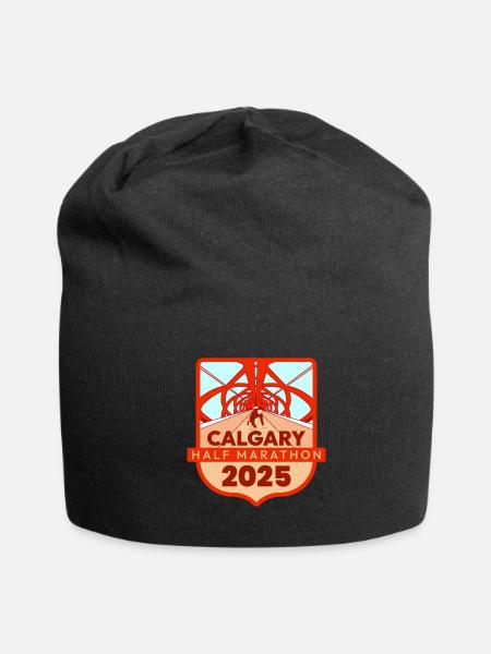 Calgary Half Marathon – 2025 - Jersey Beanie - black - Front