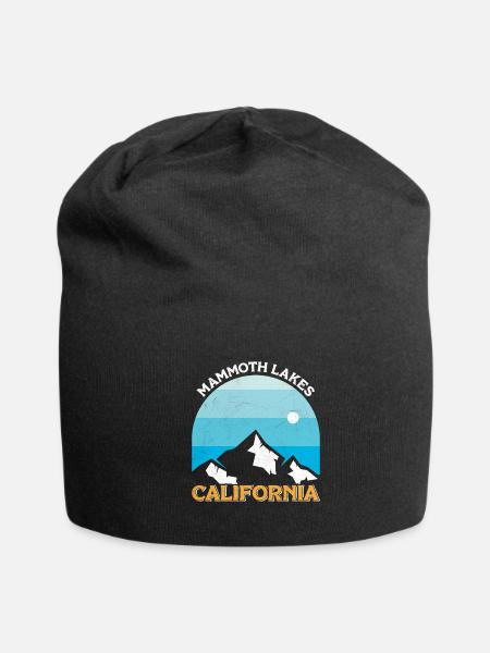 MAMMOTH LAKES CALIFORNIA Mammoth Lake - Jersey Beanie - black - Front