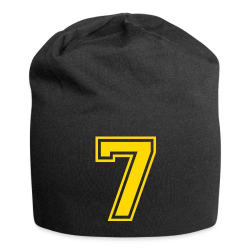 Number 7 in a classic athletic collegiate font - Jersey Beanie
