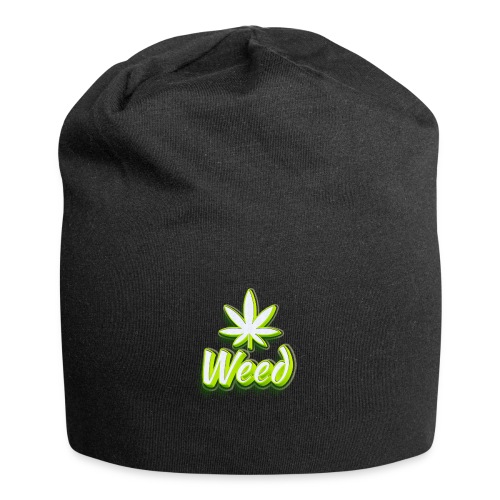 Cannabis Weed Leaf - Marijuana - Customizable - Jersey Beanie
