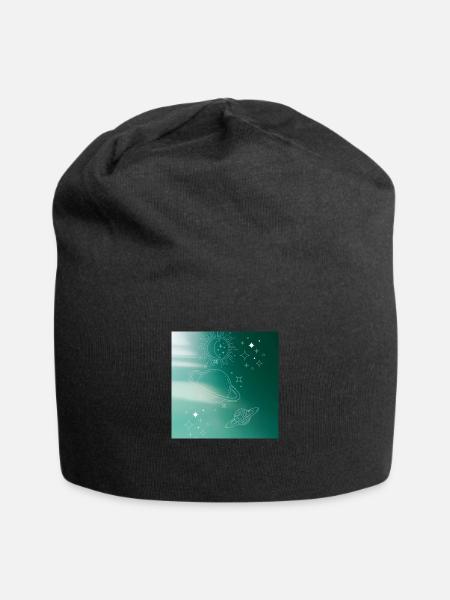 galaxy - Jersey Beanie - black - Front