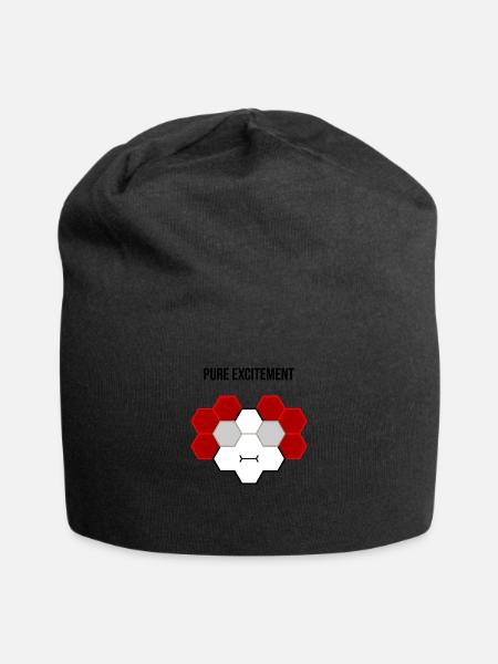 Pure excitement - Jersey Beanie - black - Front