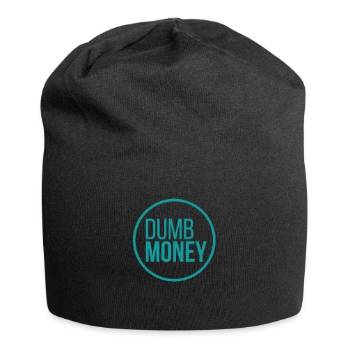 Dumb Money (teal logo) - Jersey Beanie
