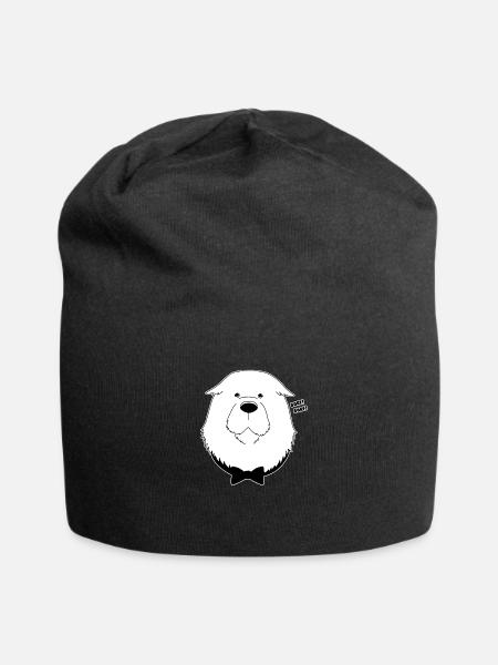 Bond (family dog) - Jersey Beanie - black - Front