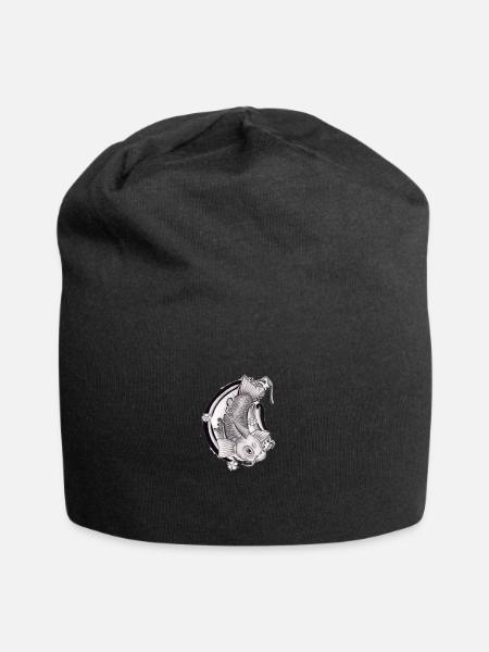 Fish1210944041 - Jersey Beanie - black