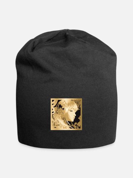 Precious and Sweet - Jersey Beanie - black