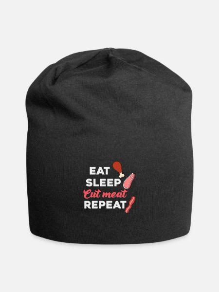 Cut Meat Butcher - Jersey Beanie - black - Front