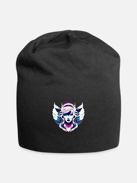 Divine Angel Women - Jersey Beanie - black - Front