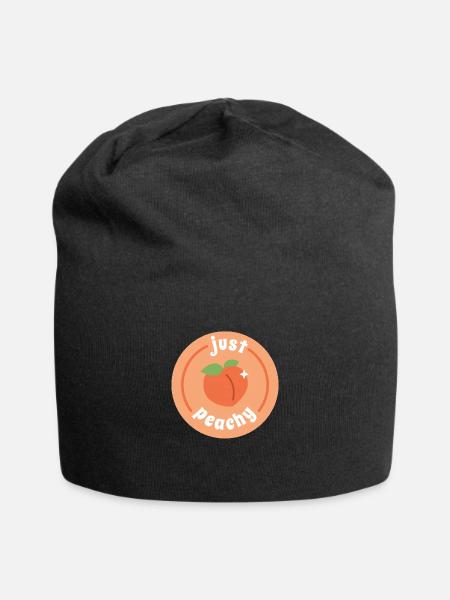 Just Peachy - Jersey Beanie - black - Front