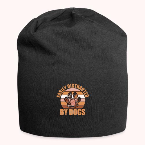 Easily Distracted By Dogs - Jersey Beanie