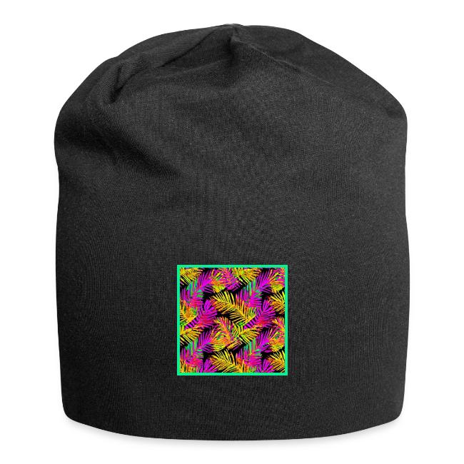 Chic Neon Leaf Lively Design